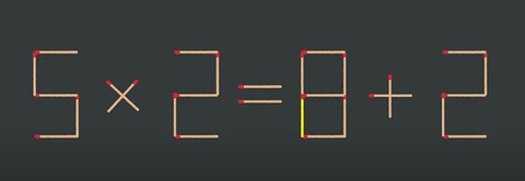 Thử tài IQ: Di chuyển một que diêm để 9x2=9+2 thành phép tính đúng - Ảnh 1.
