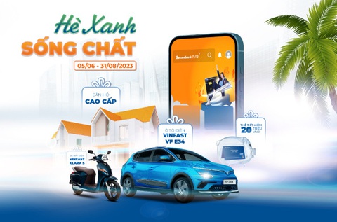 Cơ hội trúng căn hộ cao cấp 3,5 tỉ đồng khi gửi tiết kiệm - Ảnh 2. Ngoài 2 căn hộ chung cư cao cấp còn rất nhiều “quà tặng xanh” khác với tổng giá trị lên đến 10,5 tỉ đồng được Sacombank chuẩn bị trao thưởng đến các khách hàng may mắn - Ảnh: Sacombank