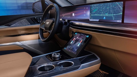 Cadillac Escalade thuần điện đỉnh cao ra mắt: Chạy hơn 700 km mỗi lần sạc, hệ thống giải trí khủng - Ảnh 10. Cadillac Escalade thuần điện đỉnh cao ra mắt: Chạy hơn 700 km mỗi lần sạc, hệ thống giải trí khủng - Ảnh 10.