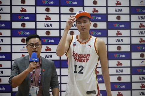 Những lần ngoại binh không đạt Cầu thủ xuất sắc nhất tại VBA 2023 - Ảnh 5. Nguyễn Huỳnh Phú Vinh là Cầu thủ xuất sắc nhất ở trận thứ 38 - Ảnh: VBA