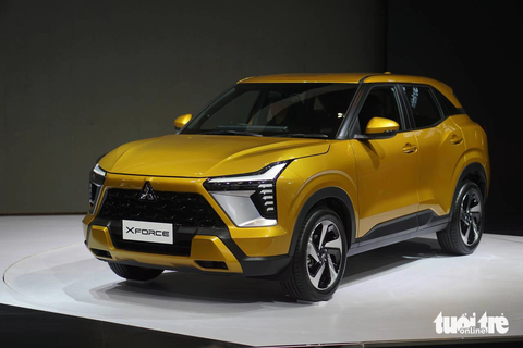 Mitsubishi Xforce muốn trở thành 'Xpander của SUV B' ở Việt Nam - Ảnh 1. Mitsubishi Xforce ra mắt tại triển lãm ô tô ở Indonesia - Ảnh: CẤN HƯNG