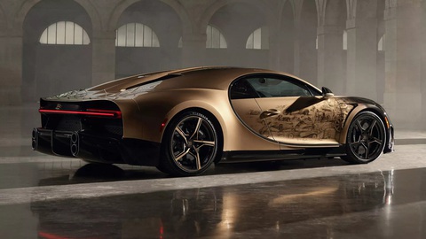 Bugatti Chiron có bản 'dát vàng' với hình xăm đặc biệt đầy đắt đỏ - Ảnh 6. Bugatti Chiron có bản 'dát vàng' với hình xăm đặc biệt đầy đắt đỏ - Ảnh 6.