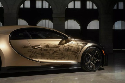 Bugatti Chiron có bản 'dát vàng' với hình xăm đặc biệt đầy đắt đỏ - Ảnh 7. Bugatti Chiron có bản 'dát vàng' với hình xăm đặc biệt đầy đắt đỏ - Ảnh 7.