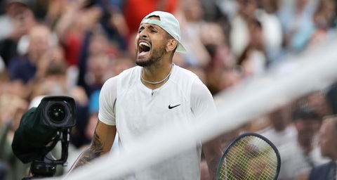 Điểm tin thể thao sáng 11-8: Real Madrid muốn De Gea thay Courtois - Ảnh 3. Nick Kyrgios phải chia tay Mỹ mở rộng vì chấn thương - Ảnh: EPA