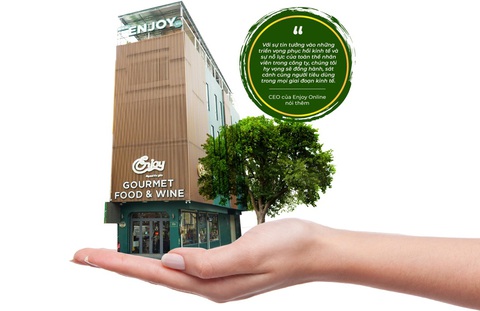 Bước chuyển mình sang bán lẻ thực phẩm trong 15 năm của Enjoy Online - Ảnh 6. Tòa nhà văn phòng và showroom trưng bày sản phẩm của Enjoy Online