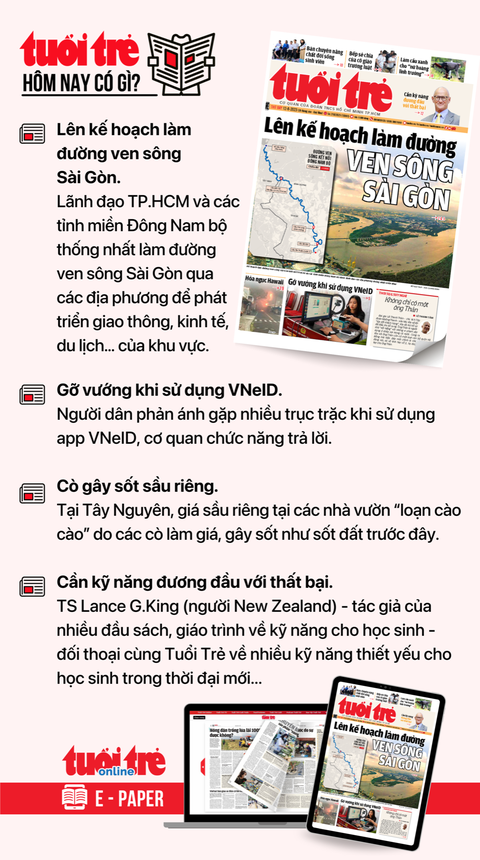 Tin tức sáng 12-8: Trò chơi điện tử phải phân loại lứa tuổi; Xây dựng 1 triệu nhà ở xã hội - Ảnh 4. Tin tức đáng chú ý trên Tuổi Trẻ nhật báo ngày 12-8. Để đọc Tuổi Trẻ báo in phiên bản E-paper, mời bạn đăng ký Tuổi Trẻ Sao TẠI ĐÂY