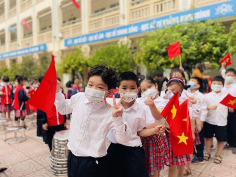 Học sinh Hà Nội tựu trường vào ngày 28-8 - Ảnh 1. Học sinh Hà Nội trong ngày tựu trường năm học trước - Ảnh: Đ.T.