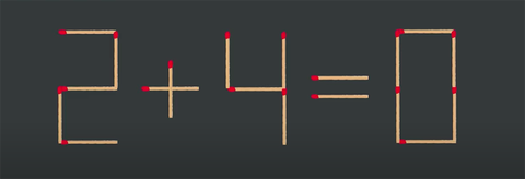 Thử tài IQ: Di chuyển một que diêm để 5-8=1+4 thành phép tính đúng - Ảnh 4. Thử tài IQ: Di chuyển một que diêm để 5-8=1+4 thành phép tính đúng - Ảnh 4.