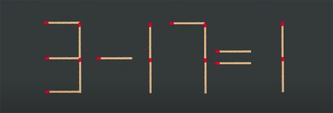 Thử tài IQ: Di chuyển một que diêm để 5-8=1+4 thành phép tính đúng - Ảnh 7. Thử tài IQ: Di chuyển một que diêm để 5-8=1+4 thành phép tính đúng - Ảnh 7.