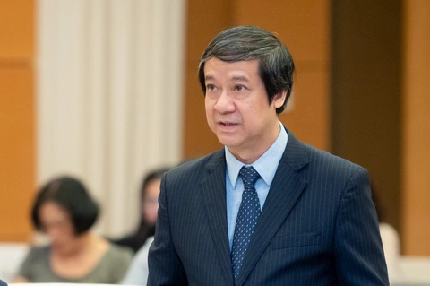 Bộ trưởng Nguyễn Kim Sơn: Có cần một bộ sách giáo khoa của nhà nước không? - Ảnh 1. Bộ trưởng Bộ Giáo dục và Đào tạo Nguyễn Kim Sơn - Ảnh: GIA HÂN