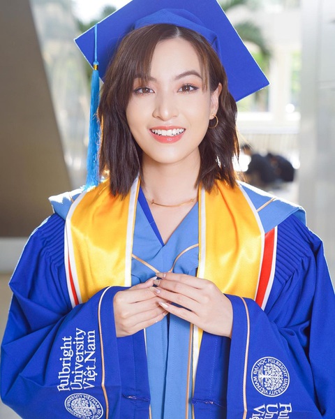 Nguyễn Lâm Thảo Tâm tốt nghiệp Đại học Fulbright Việt Nam hồi tháng 6 - Ảnh: Instagram nhân vật Nguyễn Lâm Thảo Tâm tốt nghiệp Đại học Fulbright Việt Nam hồi tháng 6 - Ảnh: Instagram nhân vật