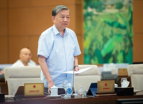 Bổ sung 5 vị trí có cấp hàm cao nhất thiếu tướng công an nhân dân - Ảnh 1. Đại tướng Tô Lâm - Ảnh: GIA HÂN