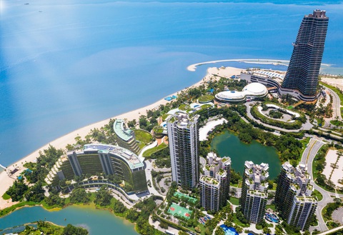 Đại gia bất động sản Trung Quốc gặp khó khiến thị trường bán tháo - Ảnh 1. Dự án xây dựng thành phố thông minh ở Johor Bahru, Malaysia của tập đoàn Country Garden - Ảnh: COUNTRY GARDEN