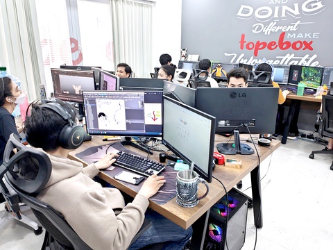 Bên trong một studio game - Ảnh: ĐỨC THIỆN Bên trong một studio game - Ảnh: ĐỨC THIỆN