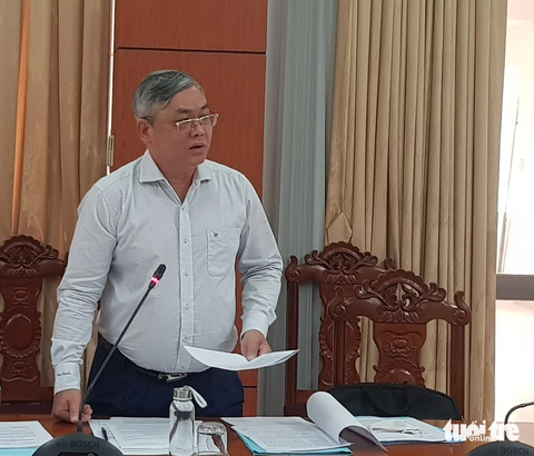 Giám đốc Sở TN&MT tỉnh An Giang bị bắt vì nhận hối lộ liên quan đường dây khai thác cát lậu - Ảnh 1. Ông Nguyễn Việt Trí - giám đốc Sở Tài nguyên và Môi trường tỉnh An Giang - Ảnh: BỬU ĐẤU