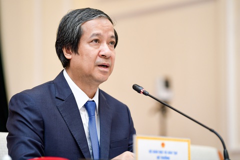 Bộ trưởng Nguyễn Kim Sơn: Khả năng cao sẽ có điều chỉnh môn tích hợp - Ảnh 1. Bộ trưởng Nguyễn Kim Sơn nói về môn tích hợp trong Chương trình giáo dục phổ thông 2018 - Ảnh: NAM TRẦN
