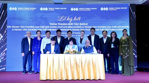 Ký kết hợp tác giữa WTC Bình Dương và các đối tác quốc tế - Ảnh: T.D. Ký kết hợp tác giữa WTC Bình Dương và các đối tác quốc tế - Ảnh: T.D.