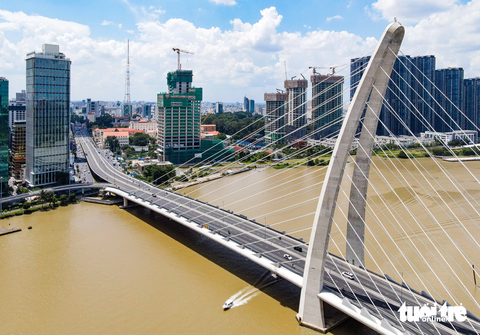 Hướng tuyến đường ven sông Sài Gòn tuyệt đẹp và chi tiết từng đoạn quy hoạch - Ảnh 4. Như vậy, nếu xây dựng đoạn đường ven sông nêu trên sẽ nối liền với đường Tôn Đức Thắng hiện hữu (hướng cầu Khánh Hội về quận Bình Thạnh) qua vị trí dưới dạ cầu Ba Son