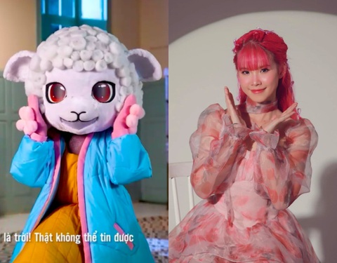 Ca sĩ mặt nạ hết hot khi Cừn Bông, Voi Bản Đôn bị lột mascot nhanh như chớp - Ảnh 2. Netizen khẳng định Cừu Bông không thể là ai khác ngoài Khởi My