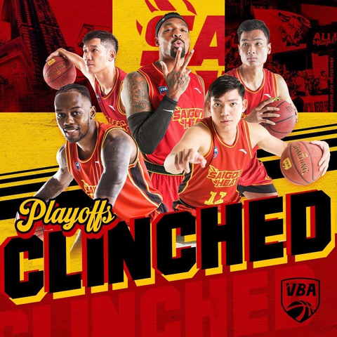 Cuộc đua song mã cho chiếc vé cuối vào bán kết VBA 2023 - Ảnh 3. VBA thông báo Saigon Heat vào bán kết - Ảnh: VBA