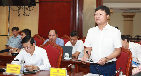 Bí thư Hà Nội: Xây đường vành đai 4 'chậm một ngày là đi rất xa' - Ảnh 2. Giám đốc Ban quản lý dự án đầu tư xây dựng công trình giao thông Hà Nội Nguyễn Chí Cường - Ảnh: NGUYỄN THÀNH