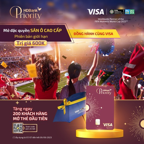 Nhận ‘mưa’ ưu đãi với thẻ tín dụng HDbank Priority – Tinh Tú Phương Đông - Ảnh 2. Với thẻ tín dụng HDBank Priority – Tinh Tú Phương Đông, khách hàng sẽ có cơ hội trải nghiệm những giải pháp thanh toán ưu việt với các đặc quyền xứng tầm về giải trí, du lịch…, hoàn tiền - Ảnh: HDB