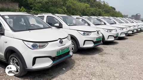 Sự thật đằng sau 'nghĩa địa xe điện' ở Trung Quốc - Ảnh 5. Ngoài Neta, sự hiện diện đáng kể khác của xe điện ở đó là BAIC BJEV EC3. Đây là xe chia sẻ, không phải xe mới - Ảnh: Inside China Auto