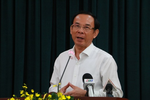 Bí thư Nguyễn Văn Nên làm trưởng ban chỉ đạo thực hiện cơ chế đặc thù của TP.HCM - Ảnh 1. Bí thư Thành ủy TP.HCM Nguyễn Văn Nên - Ảnh: HỮU HẠNH