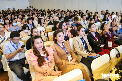 2700 đại biểu tham dự hội hội nghị sản phụ khoa lần thứ 23 - Ảnh 1. 400 đại biểu quốc tế và 2.300 đại biểu Việt Nam tham dự hội nghị - Ảnh: PHƯƠNG QUYÊN