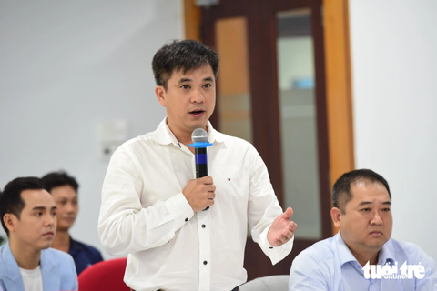 Nhiều “hiến kế” phát triển chương trình học bổng Tiếp sức đến trường - Ảnh 4. TS Bùi Quang Hùng - phó hiệu trưởng Trường đại học Kinh tế TP.HCM - Ảnh: DUYÊN PHAN
