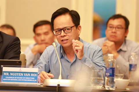 Chủ tịch HĐQT BSR Nguyễn Văn Hội phát biểu về các chủ đề khai thác và cung ứng dầu thô cho NMLD Dung Quất Chủ tịch HĐQT BSR Nguyễn Văn Hội phát biểu về các chủ đề khai thác và cung ứng dầu thô cho NMLD Dung Quất