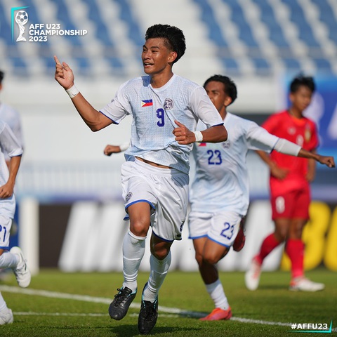 Hai đối thủ cùng bảng U23 Việt Nam cầm chân nhau 2-2 ở U23 Đông Nam Á - Ảnh 1. U23 Philippines gây thất vọng khi chỉ có 1 điểm trước U23 Lào - Ảnh: AFF