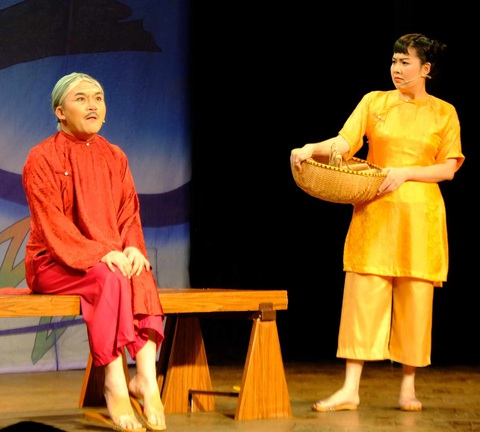 Vở Thuốc đắng giã tật - Ảnh: LINH ĐOAN Vở Thuốc đắng giã tật - Ảnh: LINH ĐOAN