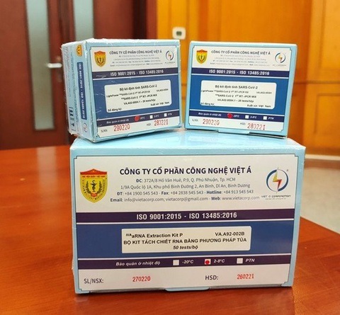 Trách nhiệm của đương kim bộ trưởng Bộ KH&CN Huỳnh Thành Đạt trong vụ Việt Á - Ảnh 1. Kit xét nghiệm COVID-19 của Việt Nam được Công ty Việt Á cung cấp - Ảnh: Bộ KH&CN