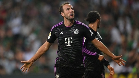 Điểm tin thể thao sáng 19-8: Kane giúp Bayern Munich thắng đậm - Ảnh 1. Kane ghi bàn và kiến tạo giúp Bayern Munich thắng đậm - Ảnh: REUTERS