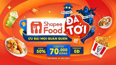 Ứng dụng đặt món ShopeeFood chính thức có mặt tại Phan Thiết và Quy Nhơn - Ảnh 1. Ứng dụng đặt món ShopeeFood chính thức có mặt tại Phan Thiết và Quy Nhơn - Ảnh 1.