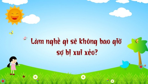 Câu đố hack não: Làm nghề gì không bao giờ sợ bị xui xẻo? - Ảnh 1. Câu đố hack não: Làm nghề gì không bao giờ sợ bị xui xẻo? - Ảnh 1.