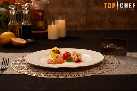 Top Chef tập 8: Tôm quý Việt ‘đọ dáng’ trên sứ cao cấp của Noritake - Ảnh 4. Top Chef tập 8: Tôm quý Việt ‘đọ dáng’ trên sứ cao cấp của Noritake - Ảnh 4.