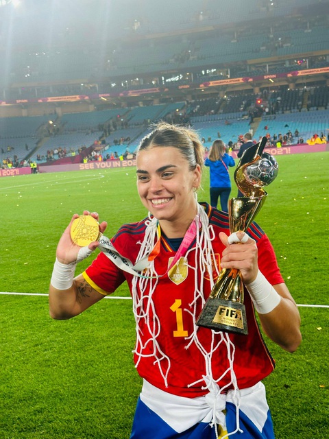 Chùm ảnh tuyển nữ Tây Ban Nha đoạt cúp vàng World Cup nữ 2023 và nhận thưởng 4,29 triệu USD - Ảnh 16. Ảnh: TRUNG NGHĨA