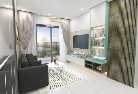 Căn hộ thực tháp Green Topaz của Bcons City mở cửa đón khách tham quan - Ảnh 1. Căn hộ thực tháp Green Topaz của Bcons City mở cửa đón khách tham quan - Ảnh 1.