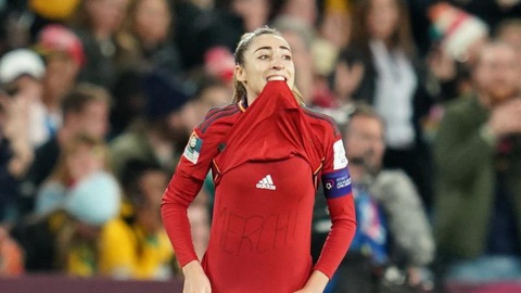 Người nhà giấu tin cha qua đời để Olga Carmona toàn tâm đá chung kết World Cup nữ 2023 - Ảnh 1. Olga Carmona - người hùng của tuyển nữ Tây Ban Nha ở chung kết World Cup nữ 2023 - Ảnh: REUTERS