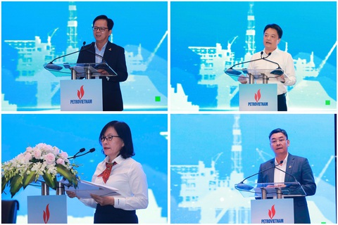 Xây dựng PVN là tập đoàn công nghiệp năng lượng quốc gia - Ảnh 3. Đại diện các ban chuyên môn và lãnh đạo các đơn vị trình bày tham luận