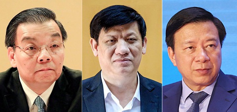 Tham nhũng do tiền quá lớn, kiếm quá dễ - Ảnh 1. Từ trái qua: ông Chu Ngọc Anh, ông Nguyễn Thanh Long và ông Phạm Xuân Thăng - Ảnh: T.L