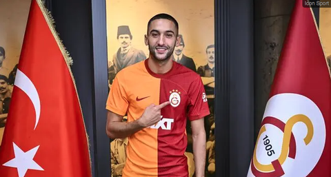 Điểm tin thể thao sáng 21-8: Al Nassr tiếp tục bạo chi - Ảnh 3. Hakim Ziyech chuyển đến Thổ Nhĩ Kỳ thi đấu sau khi thất bại trong thương vụ sang PSG rồi Al Nassr - Ảnh: MOROCCO WORLD NEWS