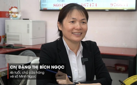 Bà chủ 3 điểm bán xổ số Vietlott lớn tại TP.HCM - Ảnh 1. Bà chủ 3 điểm bán xổ số Vietlott lớn tại TP.HCM - Ảnh 1.