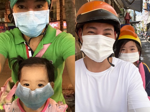 Phùng Ngọc Huy tổ chức sinh nhật cho con gái Lavie - Ảnh 4. Hình ảnh Phùng Ngọc Huy và con gái trước và sau 8 năm