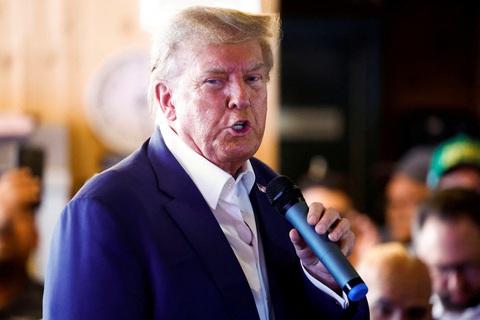 Cựu tổng thống Mỹ Donald Trump - Ảnh: REUTERS Cựu tổng thống Mỹ Donald Trump - Ảnh: REUTERS
