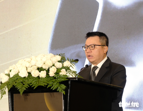 Lần đầu tiên, xây dựng hệ sinh thái giải thưởng 'Hành động vì cộng đồng' - Ảnh 2. Ông Lê Quốc Minh - tổng biên tập báo Nhân Dân, phó trưởng Ban Tuyên giáo Trung ương, chủ tịch Hội Nhà báo Việt Nam - Ảnh: HÀ THANH