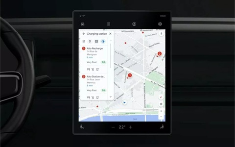 Google Maps sẽ ngừng hiển thị các trạm xăng cho chủ xe điện - Ảnh 2. Với tính năng mới, Google Maps sẽ trở nên thiết thực hơn với người dùng xe điện, thậm chí có thể cạnh tranh với những ứng dụng bản đồ của các hãng cung cấp trạm sạc - Ảnh: Carscoops