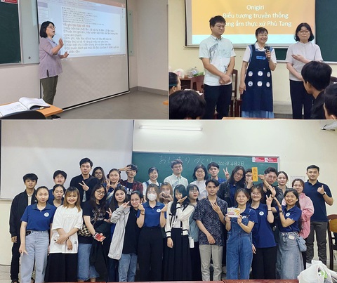 ĐH Duy Tân tuyển sinh ngành ngôn ngữ Nhật năm 2023 - Ảnh 1. Các giảng viên người Nhật Bản trực tiếp đứng lớp giảng dạy ngành ngôn ngữ Nhật tại ĐH Duy Tân